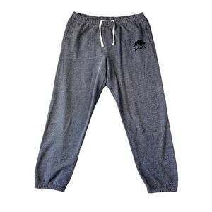 Roots Original boyfriend sweatpants in salt and pepper grey Size XL Drawstring